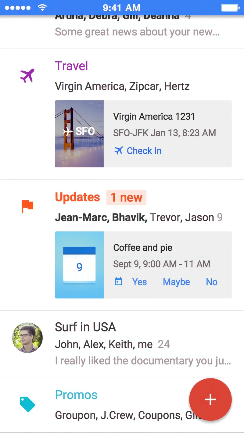 Inbox by Gmail - Bundles